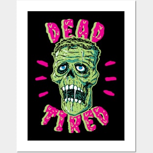 Dead tired zombie Posters and Art